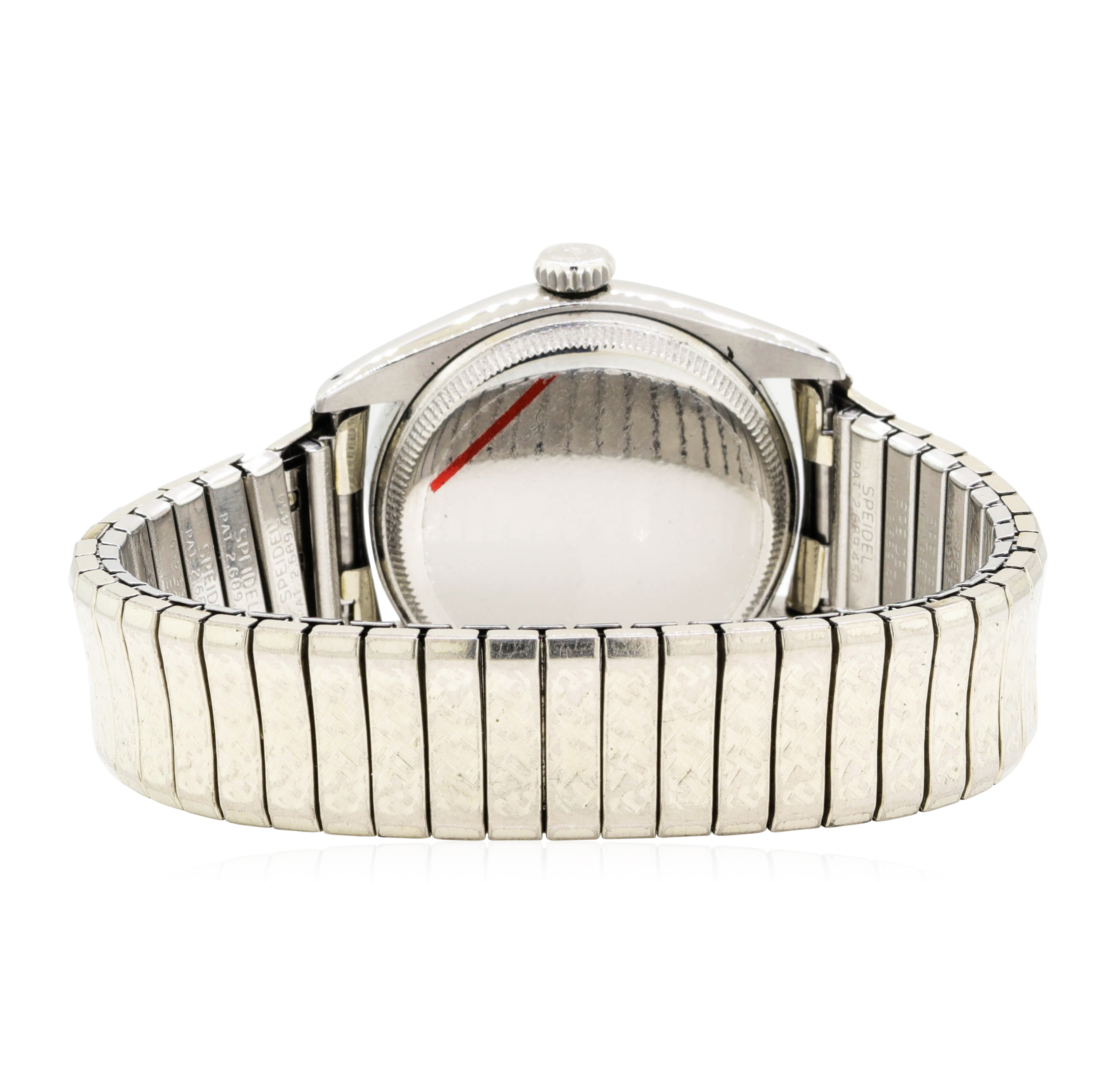 Rolex Oyster Perpetual Vintage 34mm Stainless Steel Watch on Elastic