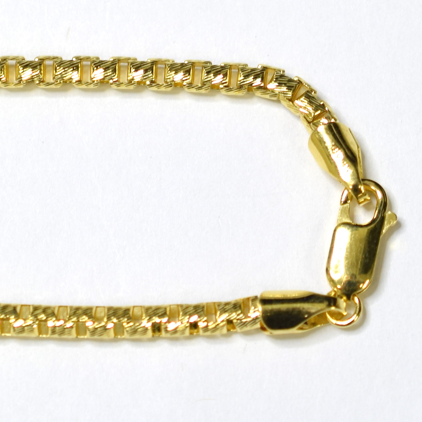 14K Yellow Gold 30.60 Grams Ultra Light Link Chain Necklace Property Room