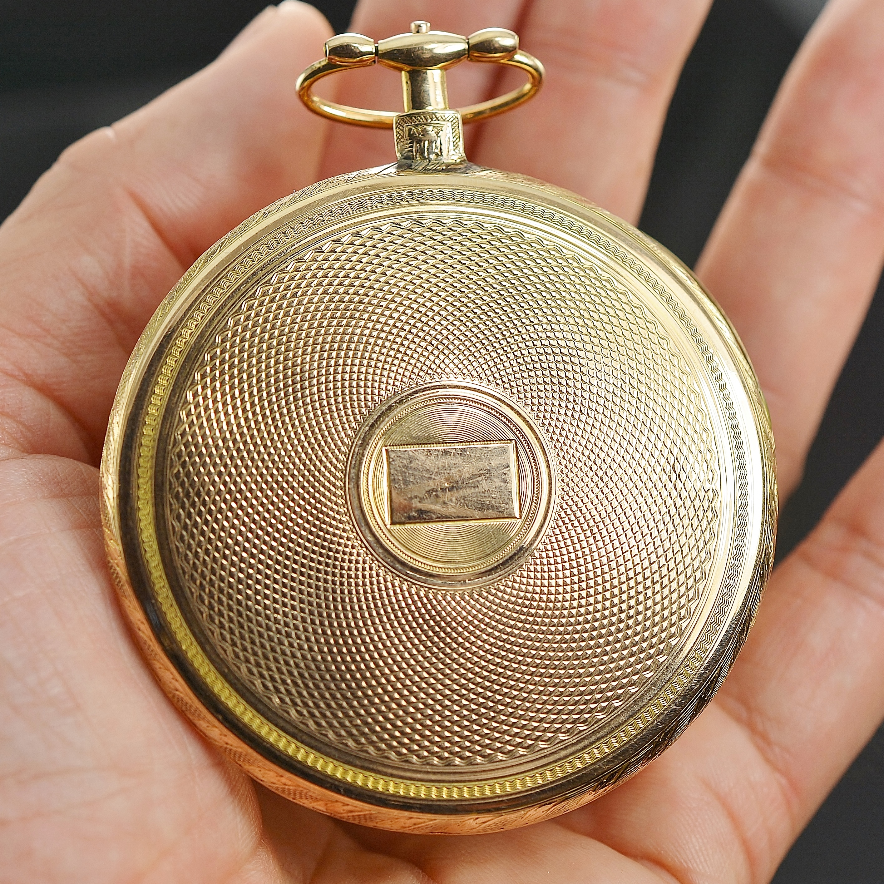 Antique Breguet Pocket Watch Solid 18K Gold 57 MM Case Looks to be from