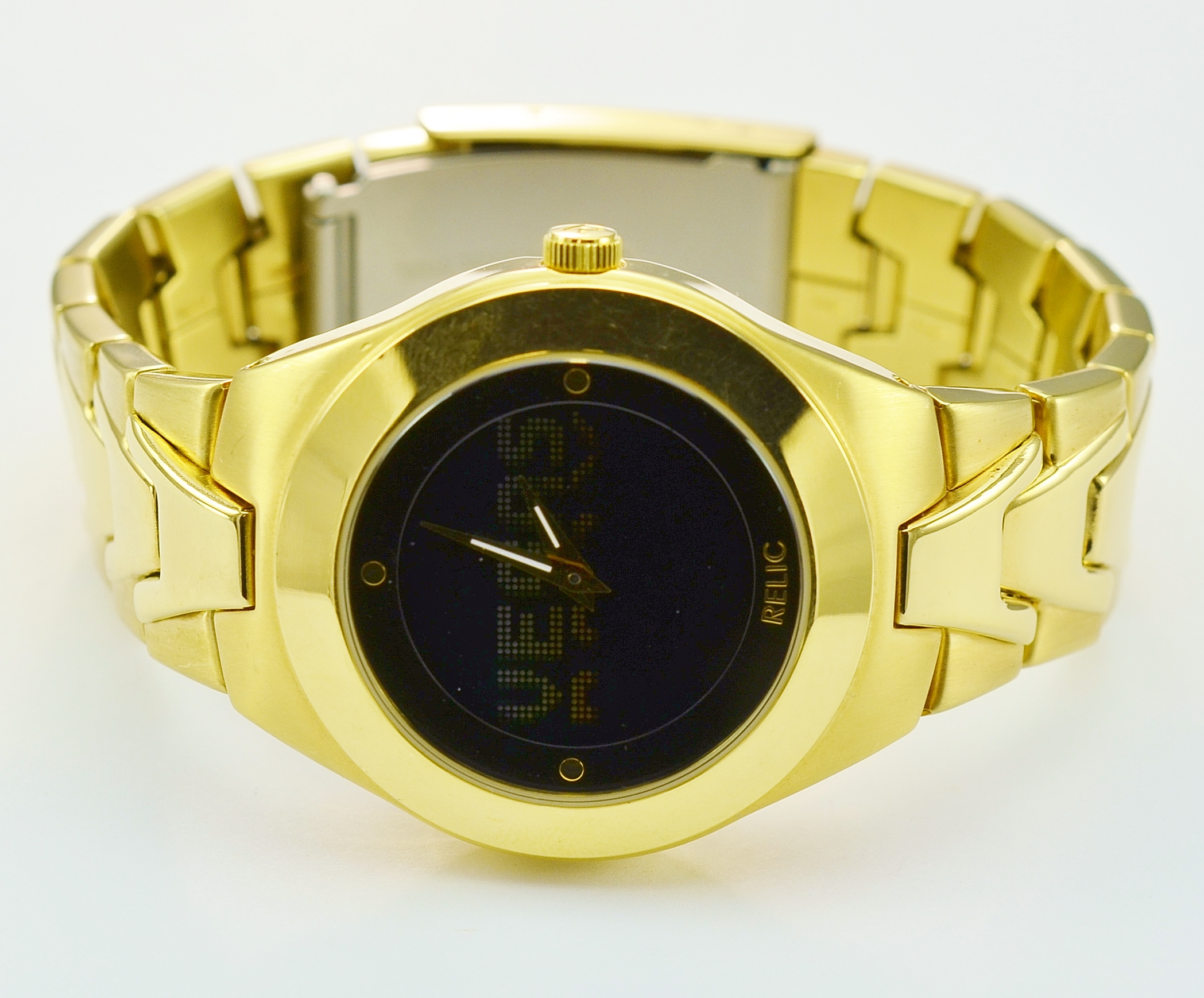 relic digital watch
