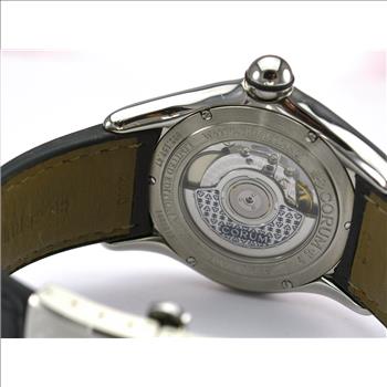 Corum Limited Edition Casino Bubble DIamond Roulette Wheel Design Dial Men's Watch on Black Leather Strap