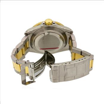 Rolex Submariner Stainless Steel and 18K Gold Custom Mother of Pearl Dial Men's Watch 40MM