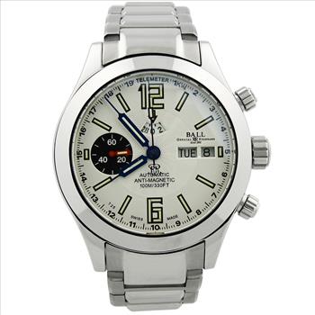 Ball Mens Engineer Master II Telemeter 41mm White Luminous Dial Watch CM1020C