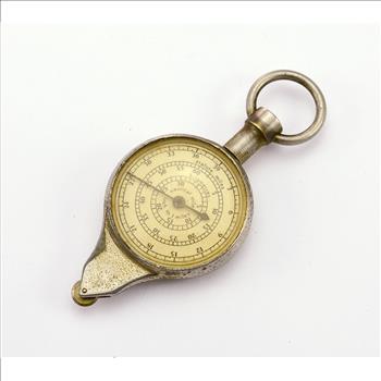 Rare Vintage Antique Map Measure Compass Germany Nautical Miles