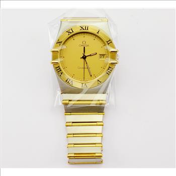 Omega Constellation 18K Gold/Stainless Steel Watch 32MM Quartz