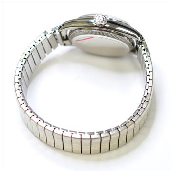 Rolex Oyster Perpetual Vintage 34mm Stainless Steel Watch on Elastic Strap 6084