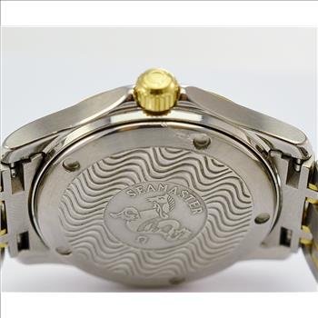 Omega Seamaster 120M White Wave Dial Mens Watch 42MM