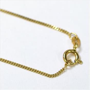18K Yellow Gold 8.05 Grams Asher Pendant With 14K Gold Chain