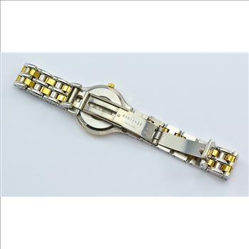 Omega De Ville Stainless Steel Two Tone Gold Dial Watch 23MM