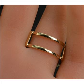 $3,399 Retail 5.40 Carats t.w. Custom Made Diamond and Ruby Dinner Ring 14K Gold