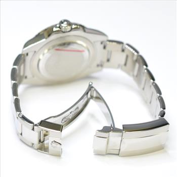 Rolex GMT Master II 40mm Stainless Steel Custom Diamonds Mens Watch 116710