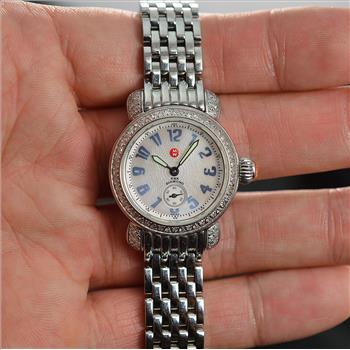 Michele CSX Petite Diamond MOP Dial Ladies Quartz Watch MW03A01