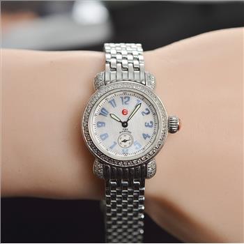 Michele CSX Petite Diamond MOP Dial Ladies Quartz Watch MW03A01