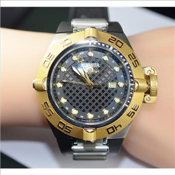 Invicta Men's 1157 Subaqua Noma IV GMT Black Dial Watch