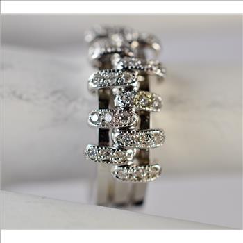 $4,000 Retail 14K Gold Diamond Cocktail Ring