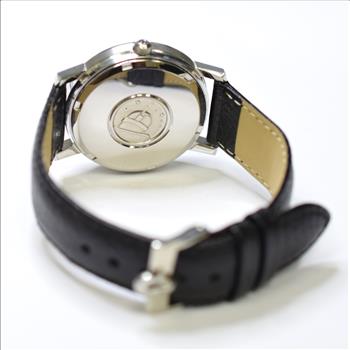 Omega Constellation 36mm Stainless Steel Watch on Leather Strap