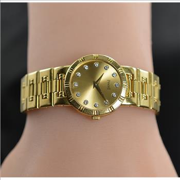 Piaget Dancer Solid 18K Yellow Gold Factory Diamond Watch 58.83 Grams 23MM Womens