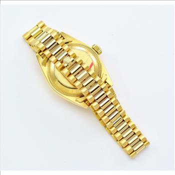 Rolex President 18K Yellow Gold Original Champagne Dial Lady's Watch 26MM