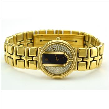 Raymond Weil Stainless Steel Black Studded Dial Lady's Watch 