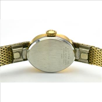 Bulova Stainless Steel Red Dial Lady's Watch 