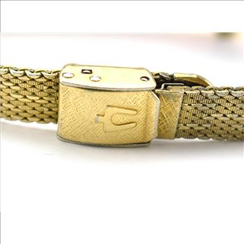 Bulova Stainless Steel Red Dial Lady's Watch 