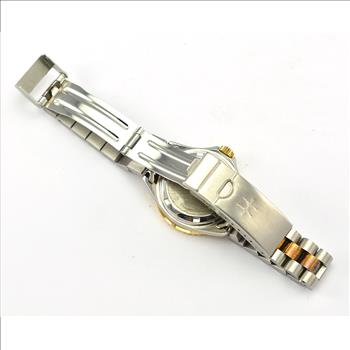 Hamilton Sea Hawk Stainless Steel Two Tone Black Dial Ladies Watch