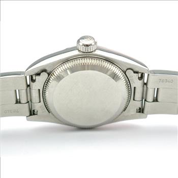 Rolex Stainless Steel Copper Bronze Dial Lady's Watch 25MM