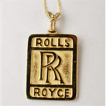 $980 Retail 14K Gold Rolls Royce High 