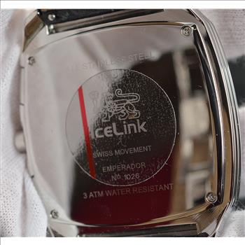 Icelink 1.61 Carats t.w. Diamond Watch Stainless Steel 47 x 47 MM