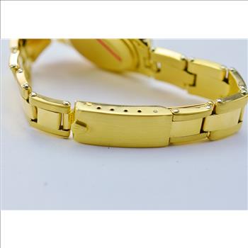 Rolex Datejust 18K Yellow Gold Custom Made MOP Diamond Dial and Pave Set Diamond Custom Made Bezel President Lady's Watch