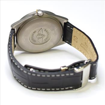 Breitling Navitimer Aerospace 40mm Titanium Case Watch on Leather Strap 80360