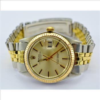 Rolex Datejust Men's 18K/Stainless Steel Watch On Jubilee Bracelet