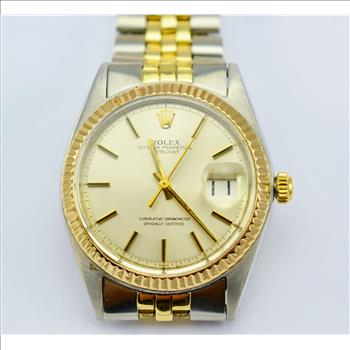 Rolex Datejust Men's 18K/Stainless Steel Watch On Jubilee Bracelet