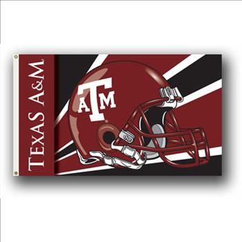 Texas A&M Helmet 3'x5' Flag