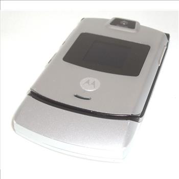 Verizon Motorola RAZR V3M Silver 3G Camera Phone