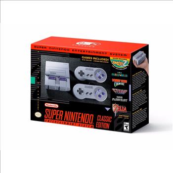 Brand New Super Nintendo Entertainment System (SNES) Classic - mod w/ 260+ Games