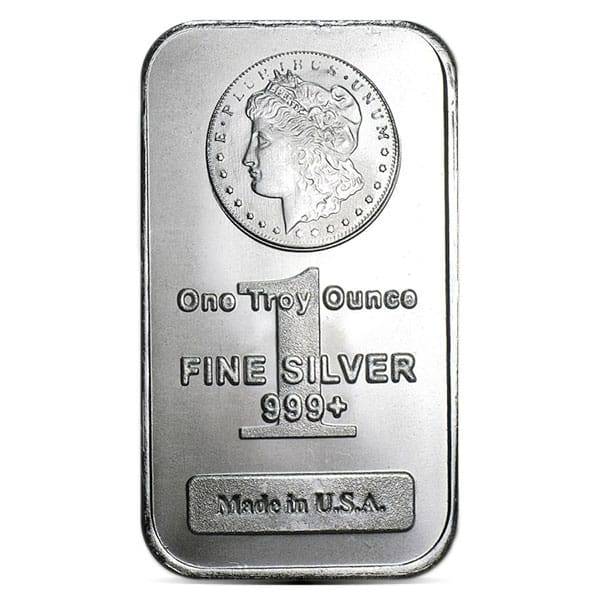 Great Investment! Morgan Design One Silver Bar - 1 Ounce .999 Pure   IRA Approved