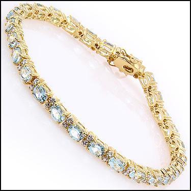 New 10.50 Ctw Natural Blue Topaz & Diamond Designer Necklace MSRP $2,285!