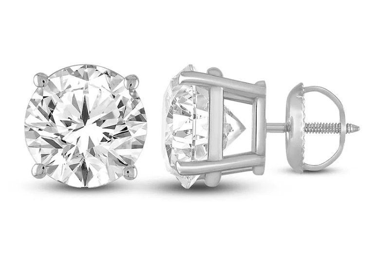 $3,260 Value! NEW 1.18 Ctw IGI Certified Lab Diamonds Designer Earrings E-F VVS2