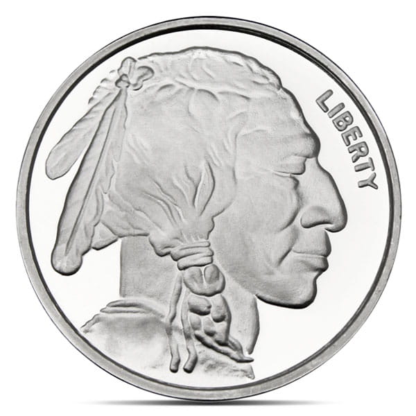 Great Investment! Indian Head / Buffalo Silver Round  IRA Approved