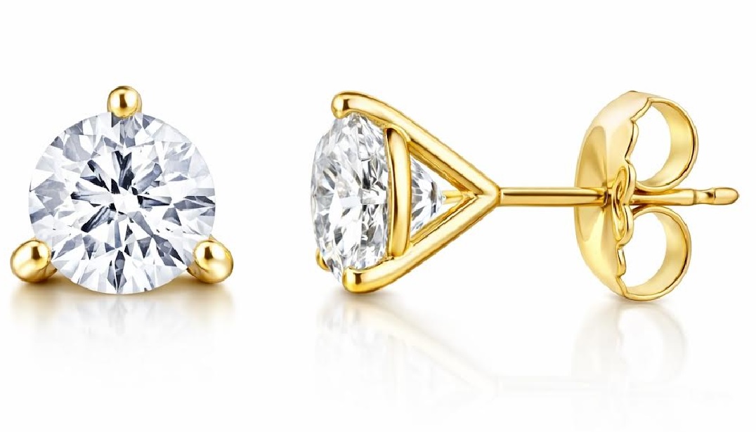 New! $6,895 Value! 2.16 Ctw IGI Certified Top Lab Diamonds 14K Gold Earrings E VVS IDEAL Cut