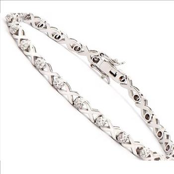 New! 0.20 Ctw Natural Diamonds Designer Bracelet MSRP $2,375