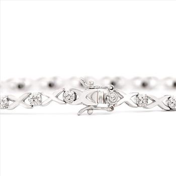 New! 0.20 Ctw Natural Diamonds Designer Bracelet MSRP $2,375