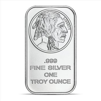 Great Investment! Silvertowne Buffalo One Silver Bar - 1 Ounce .999 Pure   IRA Approved