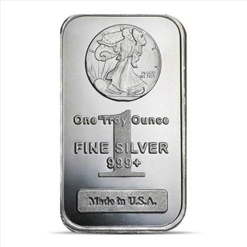 Great Investment! Walking Liberty Design One Silver Bar - 1 Ounce .999 Pure   IRA Approved