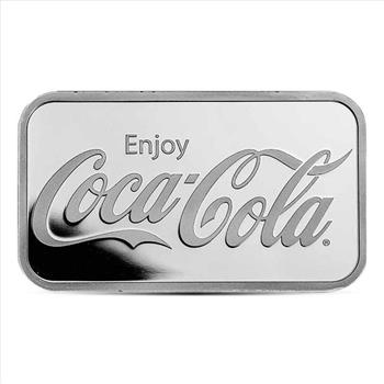 Great Investment! Coca-Cola Silver Bar - 1 Ounce .999 Pure IRA Approved