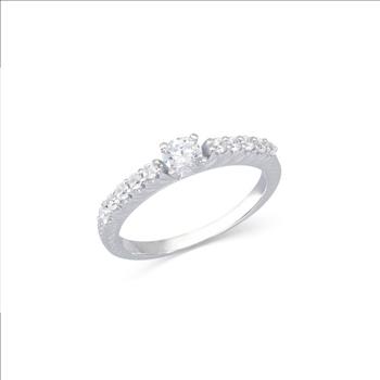 Hot Deal! $5,765 Value! 0.46 Cts IGI Certified Natural Diamonds Designer Ring NEW