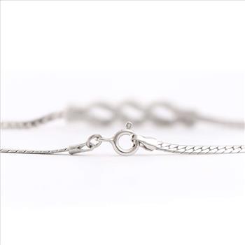 New! 0.14 cts Natural Diamonds Sterling Silver Designer Bracelet MSRP $2,335!