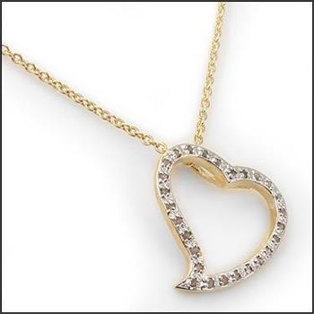 New! 0.22 ctw Natural Diamonds 18KGP Designer Necklace MSRP $1,975