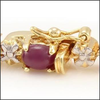New 12.20 CTW Natural Ruby & Diamond Designer Bracelet MSRP $2,295!
